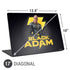 DC Comics Black Adam Movie Art Character and logo Universal Laptop 17in (13.8 x 10in) Skin