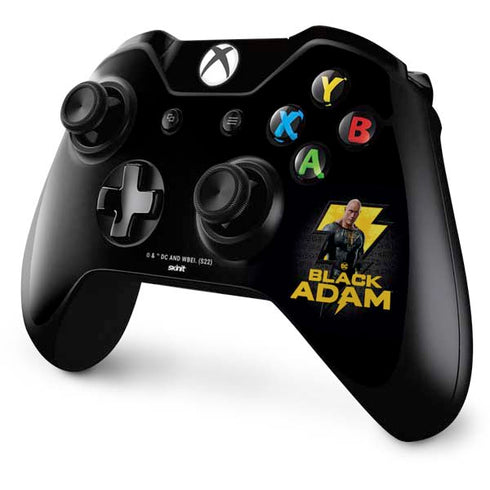 DC Comics Black Adam Movie Art Character and logo Xbox One Controller Skin