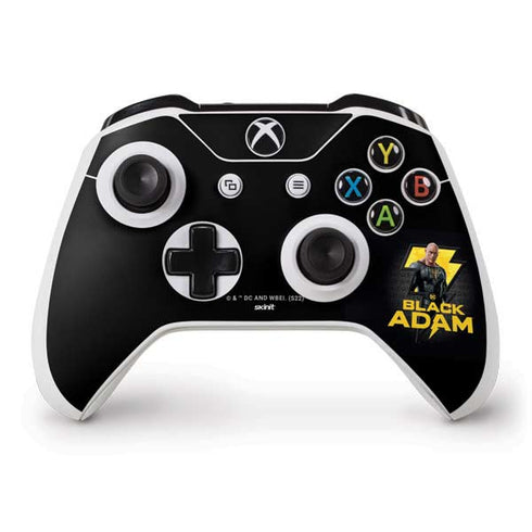 DC Comics Black Adam Movie Art Character and logo Xbox One S Controller Skin