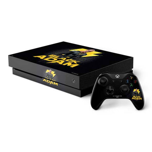 DC Comics Black Adam Movie Art Character and logo Xbox One X Bundle Skin