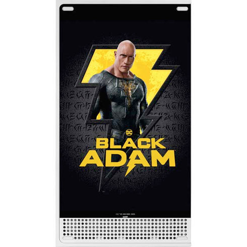 DC Comics Black Adam Movie Art Character and logo Xbox Series S Console Skin