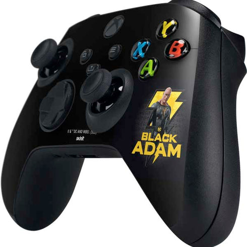 DC Comics Black Adam Movie Art Character and logo Xbox Series X Controller Skin