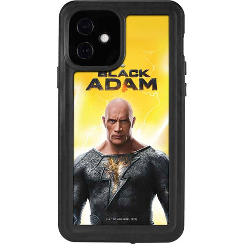 DC Comics Black Adam Movie Charcater Poster iPhone 12 Waterproof Case
