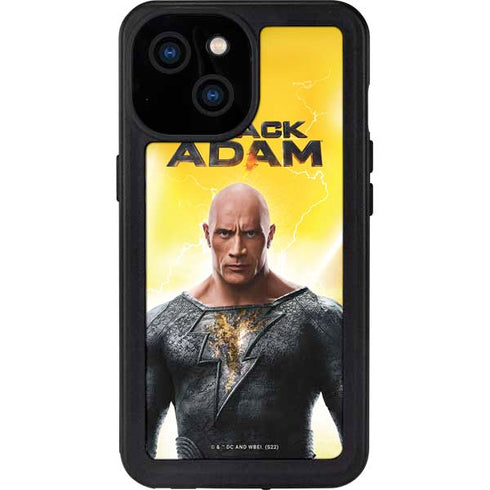 DC Comics Black Adam Movie Charcater Poster iPhone 15 Waterproof Case
