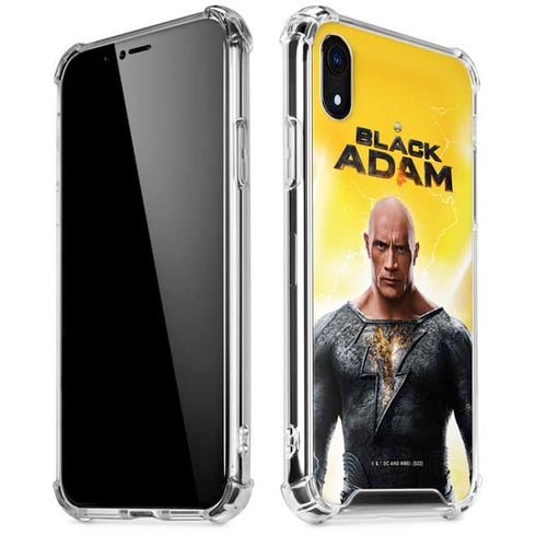 DC Comics Black Adam Movie Charcater Poster iPhone XR Clear Case