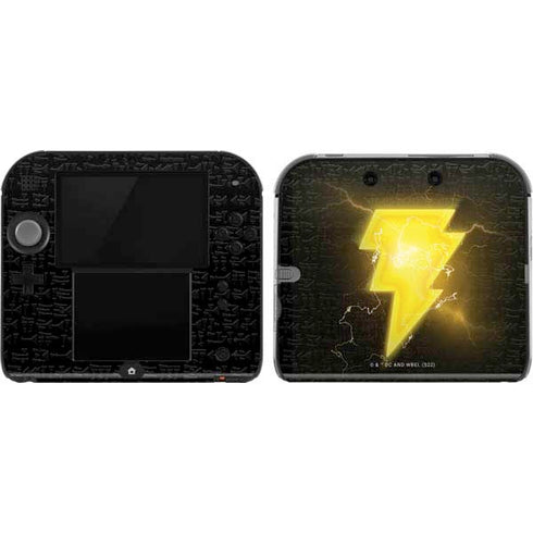 DC Comics Black Adam Lightning Bolt Nintendo 2DS Skin
