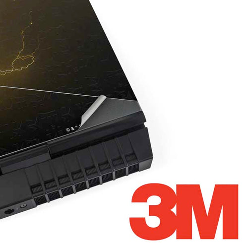 DC Comics Black Adam Lightning Bolt Dell Alienware Skin