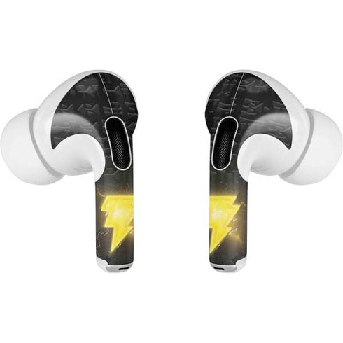 DC Comics Black Adam Lightning Bolt Apple AirPods Pro Skin