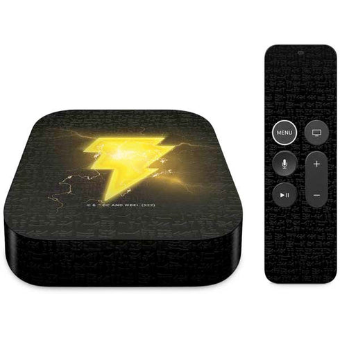 DC Comics Black Adam Lightning Bolt Apple TV Skin