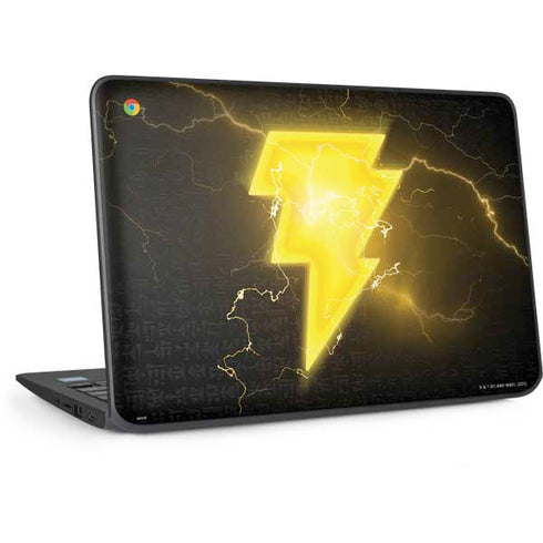 DC Comics Black Adam Lightning Bolt HP Chromebook Skin