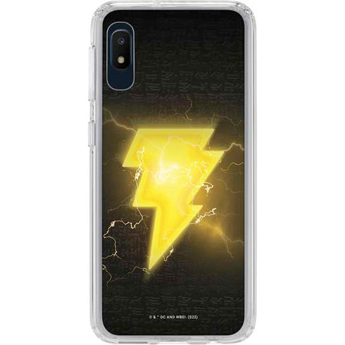 DC Comics Black Adam Lightning Bolt Galaxy A10e Clear Case