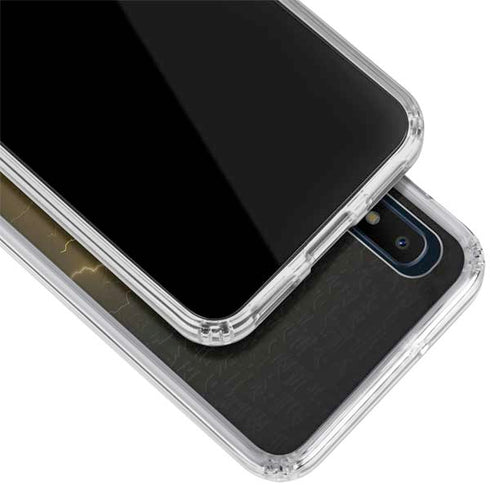 DC Comics Black Adam Lightning Bolt Galaxy A10e Clear Case