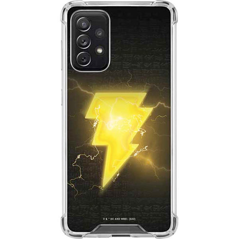 DC Comics Black Adam Lightning Bolt Galaxy A72 5G Clear Case