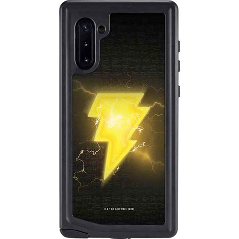 DC Comics Black Adam Lightning Bolt Galaxy Note 10 Waterproof Case