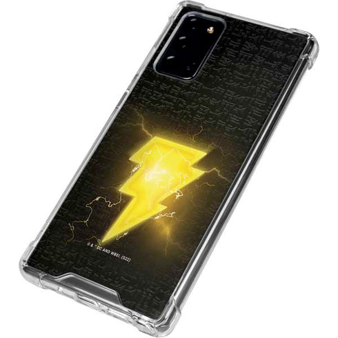 DC Comics Black Adam Lightning Bolt Galaxy Note20 5G Clear Case