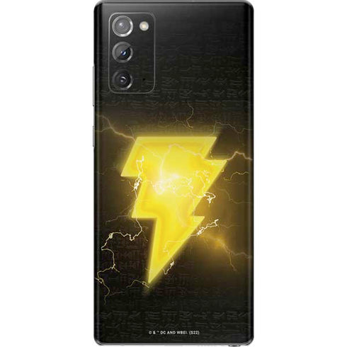 DC Comics Black Adam Lightning Bolt Galaxy Note20 5G Skin
