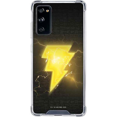 DC Comics Black Adam Lightning Bolt Galaxy S20 FE Clear Case