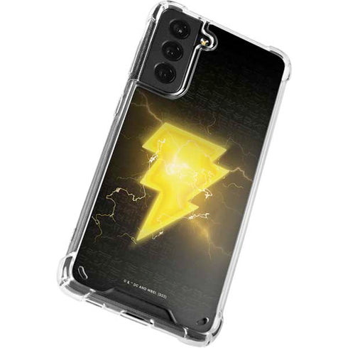 DC Comics Black Adam Lightning Bolt Galaxy S21 5G Clear Case