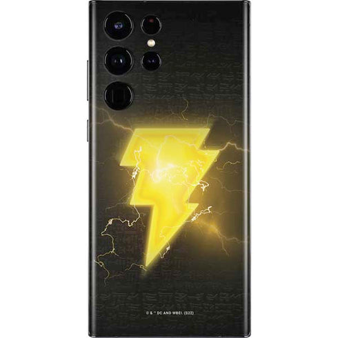 DC Comics Black Adam Lightning Bolt Galaxy S22 Ultra Skin