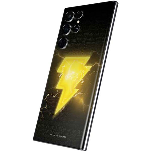 DC Comics Black Adam Lightning Bolt Galaxy S22 Ultra Skin