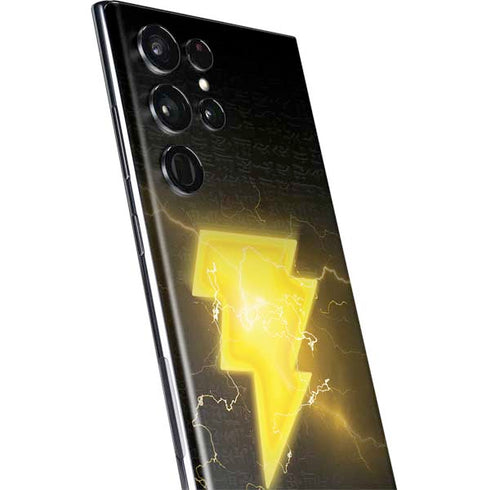 DC Comics Black Adam Lightning Bolt Galaxy S22 Ultra Skin