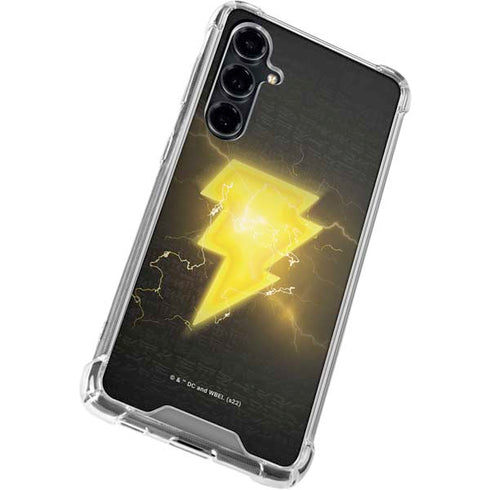 DC Comics Black Adam Lightning Bolt Galaxy S23 FE Clear Case