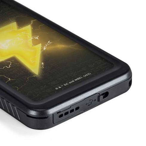 DC Comics Black Adam Lightning Bolt Galaxy S23 Plus Waterproof Case