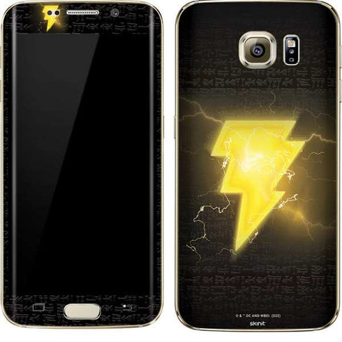 DC Comics Black Adam Lightning Bolt Galaxy S7 Edge Skin