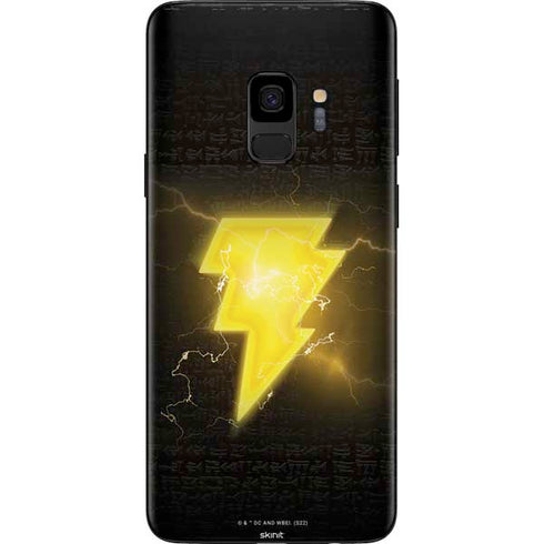 DC Comics Black Adam Lightning Bolt Galaxy S9 Skin