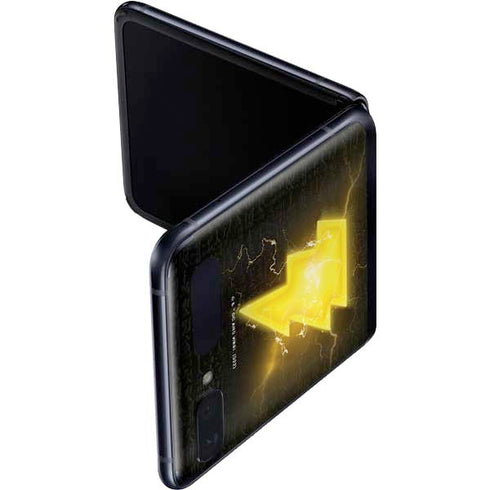 DC Comics Black Adam Lightning Bolt Galaxy Z Flip Skin