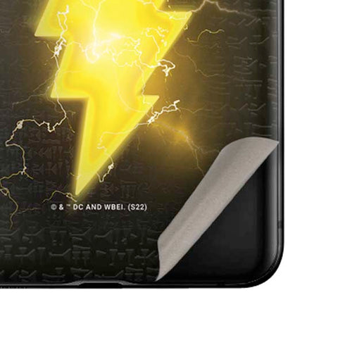 DC Comics Black Adam Lightning Bolt Galaxy Z Flip Skin