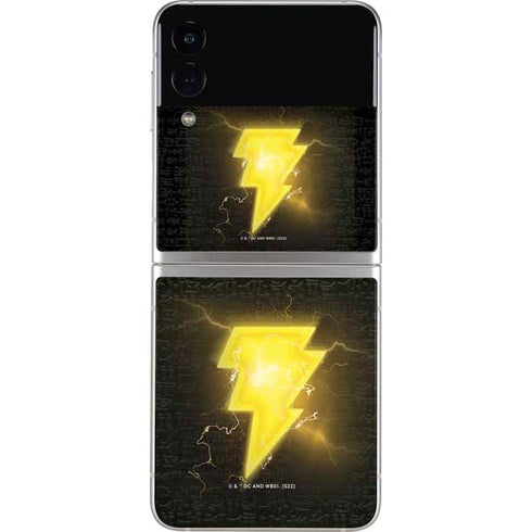 DC Comics Black Adam Lightning Bolt Galaxy Z Flip4 5G Skin