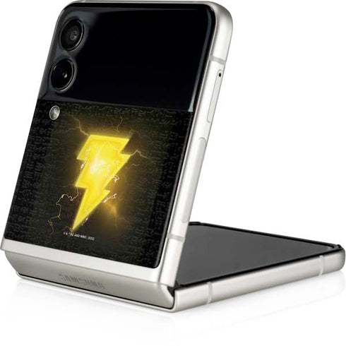 DC Comics Black Adam Lightning Bolt Galaxy Z Flip4 5G Skin