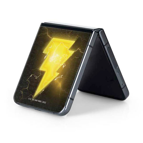 DC Comics Black Adam Lightning Bolt Galaxy Z Flip5 5G Skin
