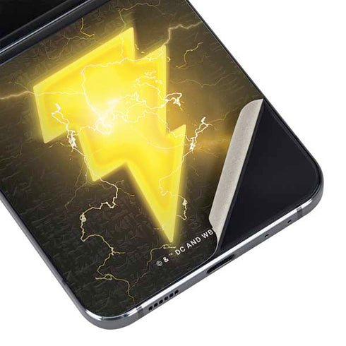 DC Comics Black Adam Lightning Bolt Galaxy Z Flip5 5G Skin