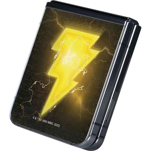 DC Comics Black Adam Lightning Bolt Galaxy Z Flip5 5G Skin