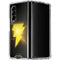 DC Comics Black Adam Lightning Bolt Galaxy Z Fold4 5G Clear Case