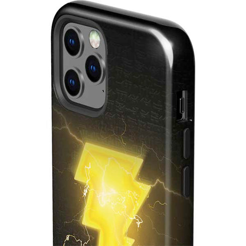 DC Comics Black Adam Lightning Bolt iPhone 12 Pro Impact Case
