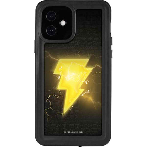 DC Comics Black Adam Lightning Bolt iPhone 12 Waterproof Case