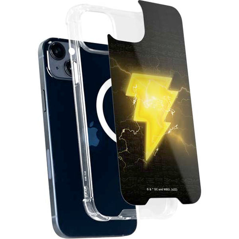 DC Comics Black Adam Lightning Bolt iPhone 14 Plus MagSafe Case