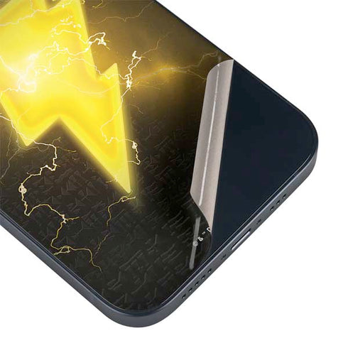 DC Comics Black Adam Lightning Bolt iPhone 15 Plus Skin