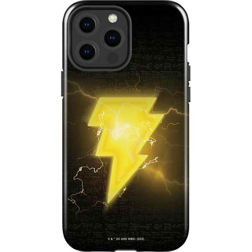 DC Comics Black Adam Lightning Bolt iPhone 15 Pro Max Impact Case