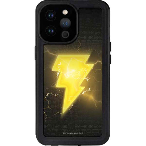 DC Comics Black Adam Lightning Bolt iPhone 14 Pro Max Waterproof Case
