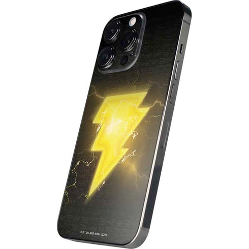 DC Comics Black Adam Lightning Bolt iPhone 14 Pro Skin