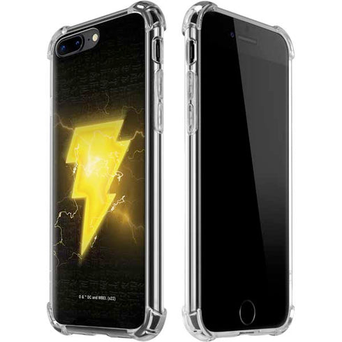 DC Comics Black Adam Lightning Bolt iPhone 7/8 Plus Clear Case