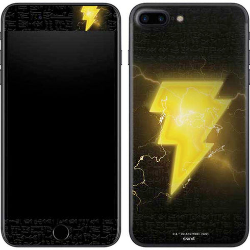 DC Comics Black Adam Lightning Bolt iPhone 8 Plus Skin