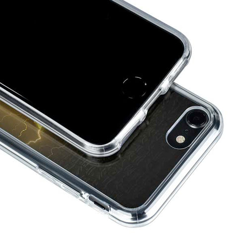 DC Comics Black Adam Lightning Bolt iPhone SE (2nd & 3rd Gen) Clear Case