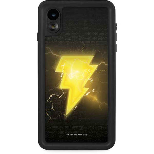 DC Comics Black Adam Lightning Bolt iPhone XR Waterproof Case