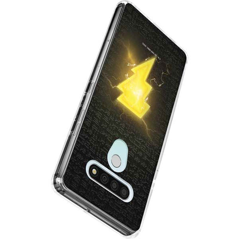 DC Comics Black Adam Lightning Bolt LG Stylo 6 Clear Case