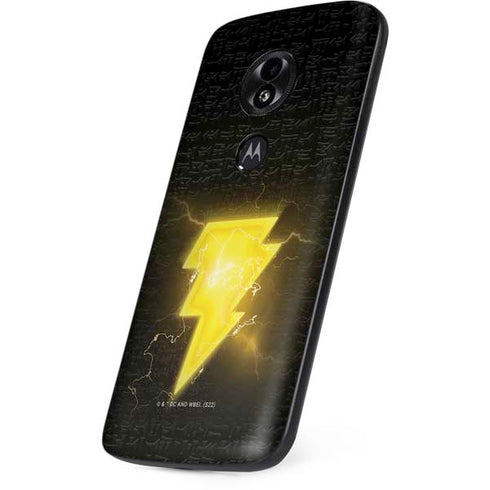 DC Comics Black Adam Lightning Bolt Moto E5 Play Skin
